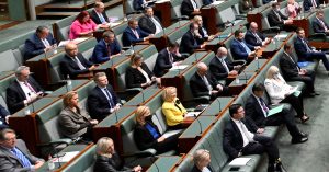 The opposition side of the Australian House of Representatives. Photo credit: PENNY BRADFIELD/DPS AUSPIC